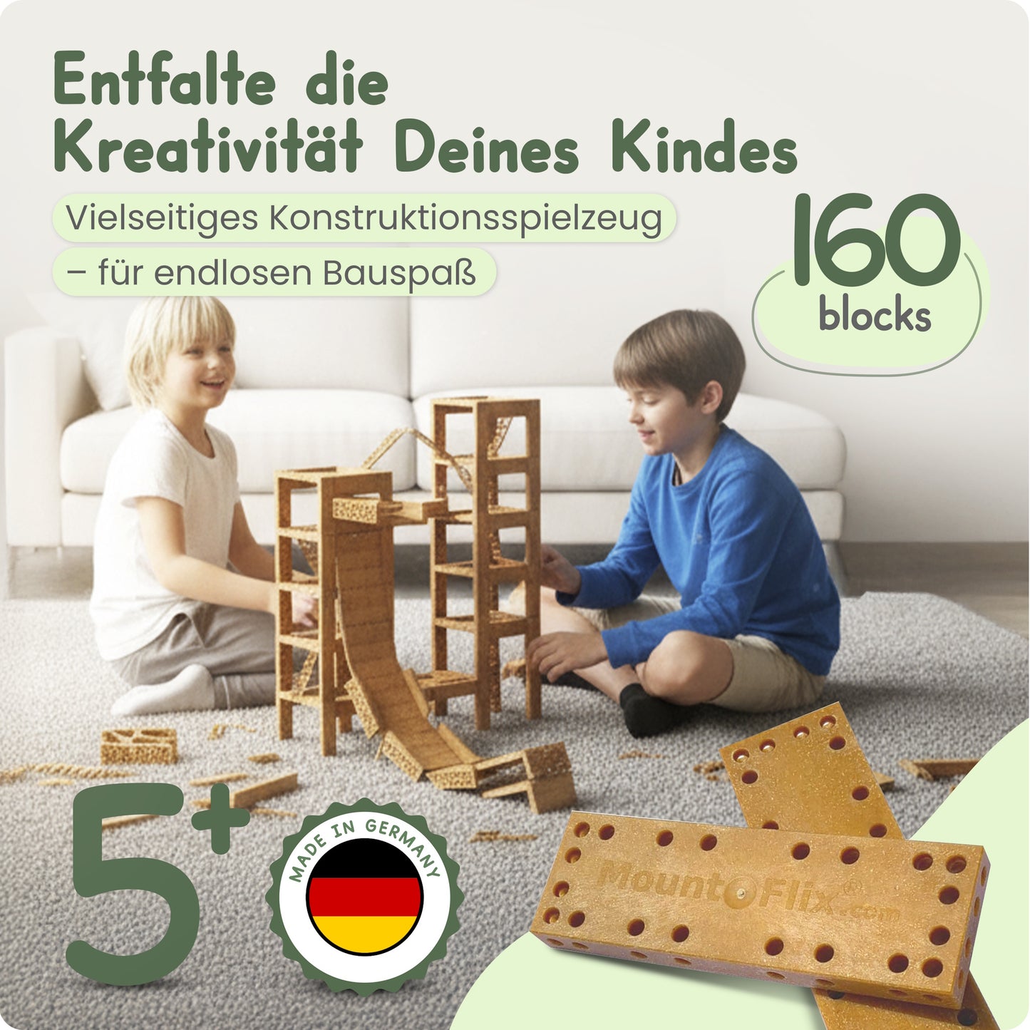 Mount-Flix Basic Set Budget (building blocks including accessories)